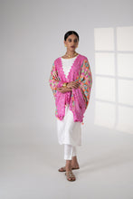 Load image into Gallery viewer, Dreams Phulkari Dupatta for Women by Mystic Loom | Phulkari for online shopping | Pink Wedding Dupatta