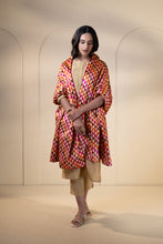 Load image into Gallery viewer, Vintage chiffon Phulkari Dupatta for women by Mysticloom // Wedding Dupatta for Online shopping // Traditional Dupatta