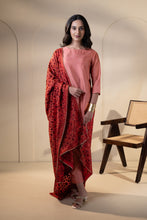Load image into Gallery viewer, Ripples sea-silk Phulkari Dupatta for women by Mystic Loom // Dupatta for online shopping