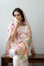 Load image into Gallery viewer, Pink Hand Made Phulkari Dupatta for Women | Online shopping Dupatta | Wedding Dupatta