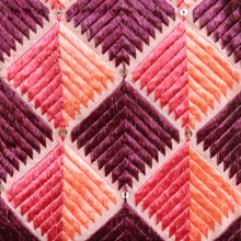 Load image into Gallery viewer, Phulkari Motifs in Peach by Mysticloom