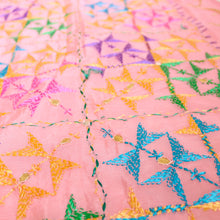 Load image into Gallery viewer, Phulkari Motifs by hand on Mysticloom Dupatta