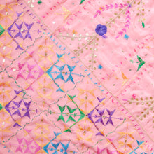 Load image into Gallery viewer, Handmade Pink Phulkari Dupatta
