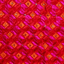Load image into Gallery viewer, Reigning Red cotton Phulkari Dupatta for women by Mystic Loom // Wedding Dupatta // Bride