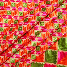 Load image into Gallery viewer, Sheer Love Phulkari Dupatta for women by Mysticloom // Cotton Dupatta embroidery // Wedding Dupatta for Online shopping