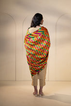Load image into Gallery viewer, Royal Bird Phulkari Dupatta for women by Mystic Loom //  Dupatta for online shopping // traditional Phulkari Motifs // heritage and culture
