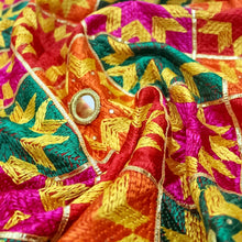 Load image into Gallery viewer, Phulkari Dupatta for Women by Mystic Loom | Phulkari for online shopping | Wedding Dupatta
