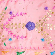 Load image into Gallery viewer, Gota work by hand on Phulkari Dupatta
