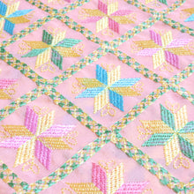 Load image into Gallery viewer, Spring Melody Phulkari Dupatta for women by Mysticloom //Peach Chiffon Dupatta for Online shopping // Pastel

