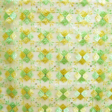 Load image into Gallery viewer, Splendid Trails Phulkari Dupatta for women by Mysticloom //  Neon Pastel Organza Dupatta for Online shopping
